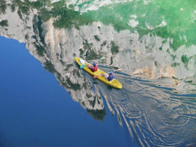 Canoë dans les Gorges du Verdon